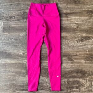 Nike Dri-Fit Hot Pink High Waisted Leggings XS Bright Pink